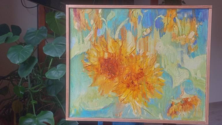Original Contemporary Botanic Painting by Olena Mishyna
