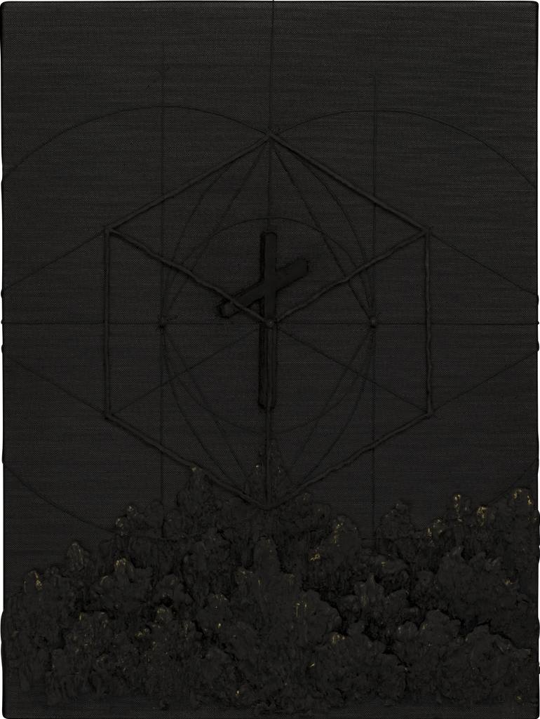 Print of wall Geometric Sculpture by Jan Zhou