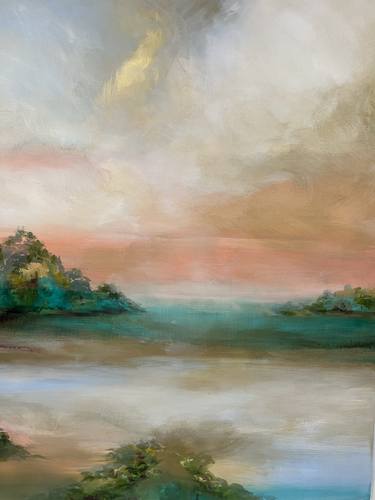 Original Abstract Landscape Paintings by Lisa Taylor King
