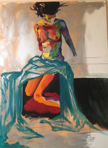Print of Expressionism Nude Paintings by Ana Golovic