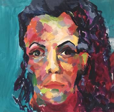 Print of Expressionism Portrait Paintings by Ana Golovic