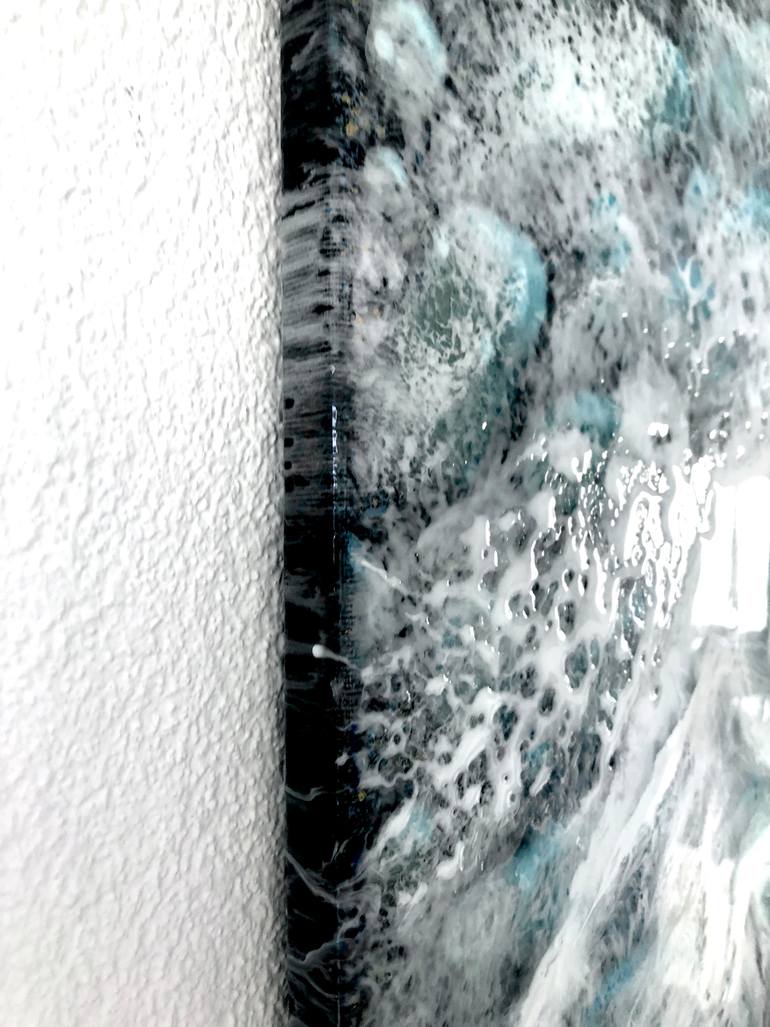 Original Abstract Water Painting by Vik Schroeder