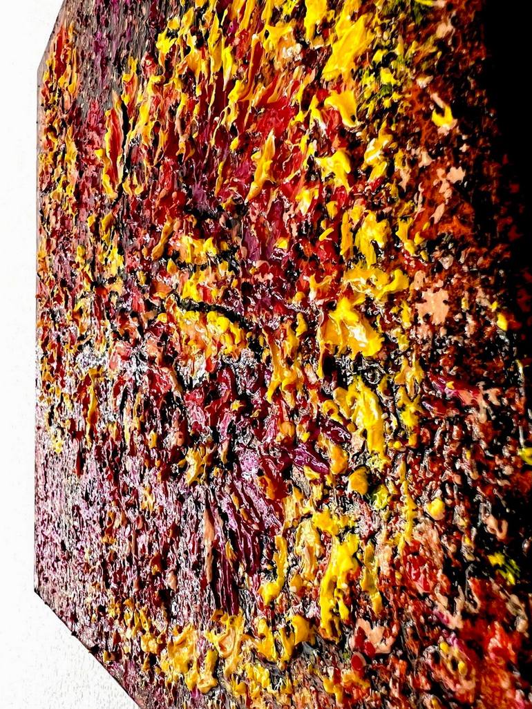 Original Abstract Expressionism Abstract Painting by Vik Schroeder