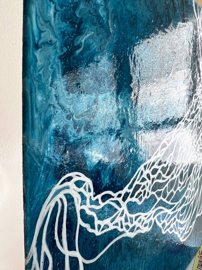 Original Abstract Expressionism Abstract Painting by Vik Schroeder