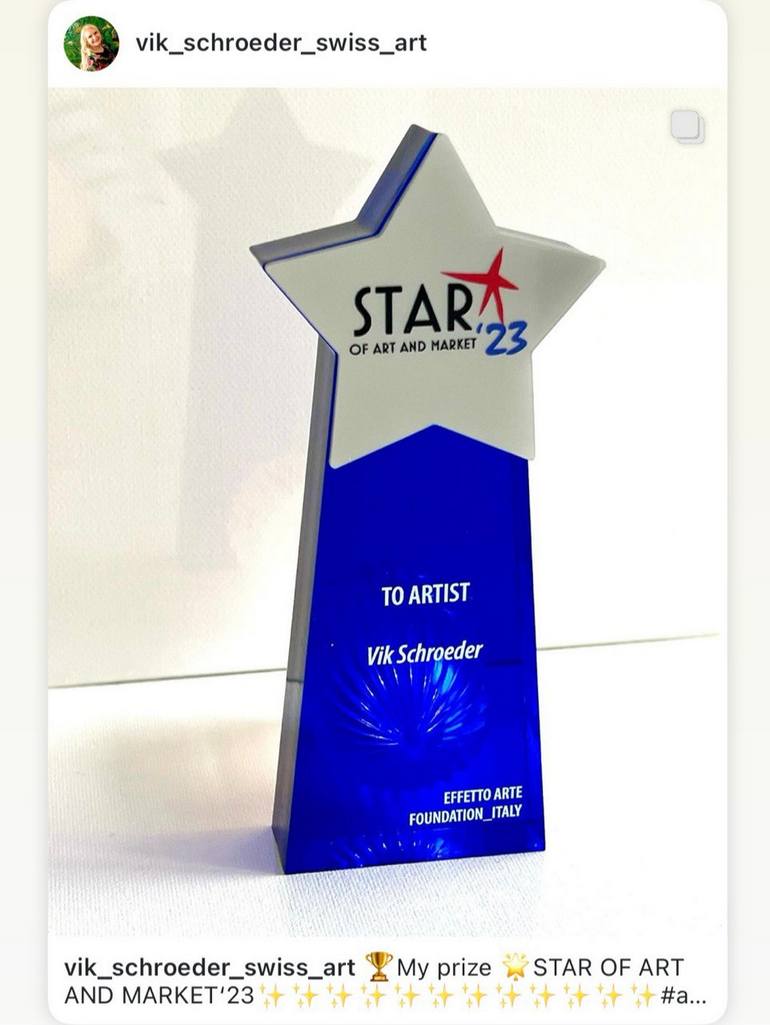 Original Abstract Expressionism Abstract Painting by Vik Schroeder