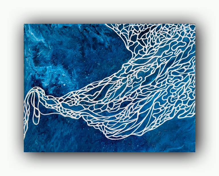 Original Abstract Expressionism Abstract Painting by Vik Schroeder