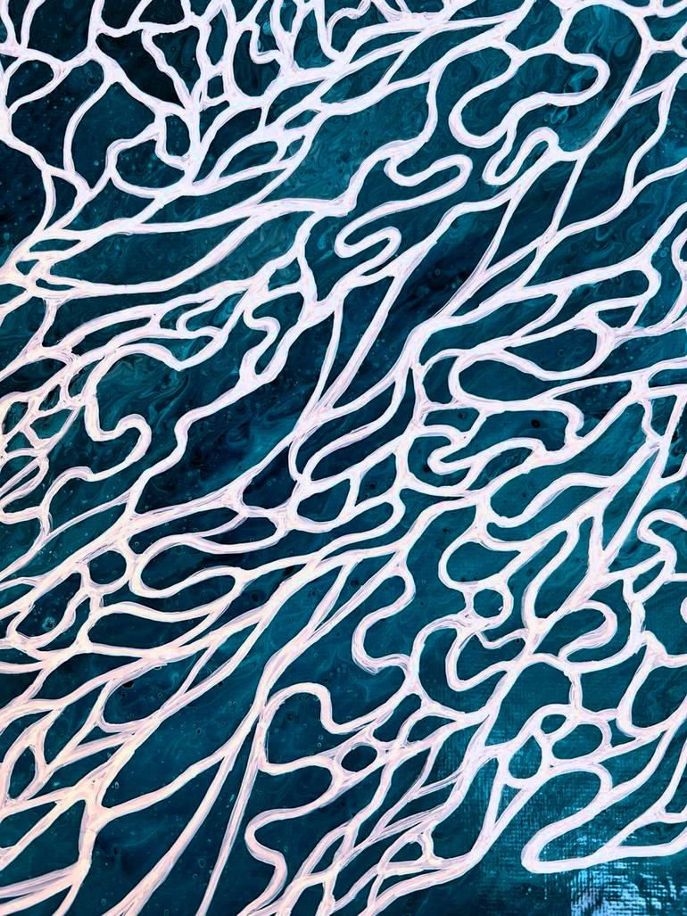 Original Abstract Expressionism Abstract Painting by Vik Schroeder