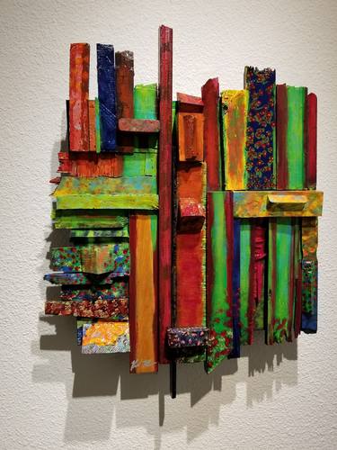 Original Abstract Expressionism Abstract Sculpture by Keith Klabon