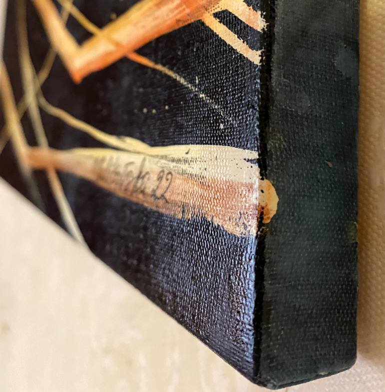 Original Abstract Expressionism Abstract Painting by Nataliia Kulikovska