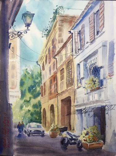 Original Fine Art Cities Paintings by Nataliia Kulikovska