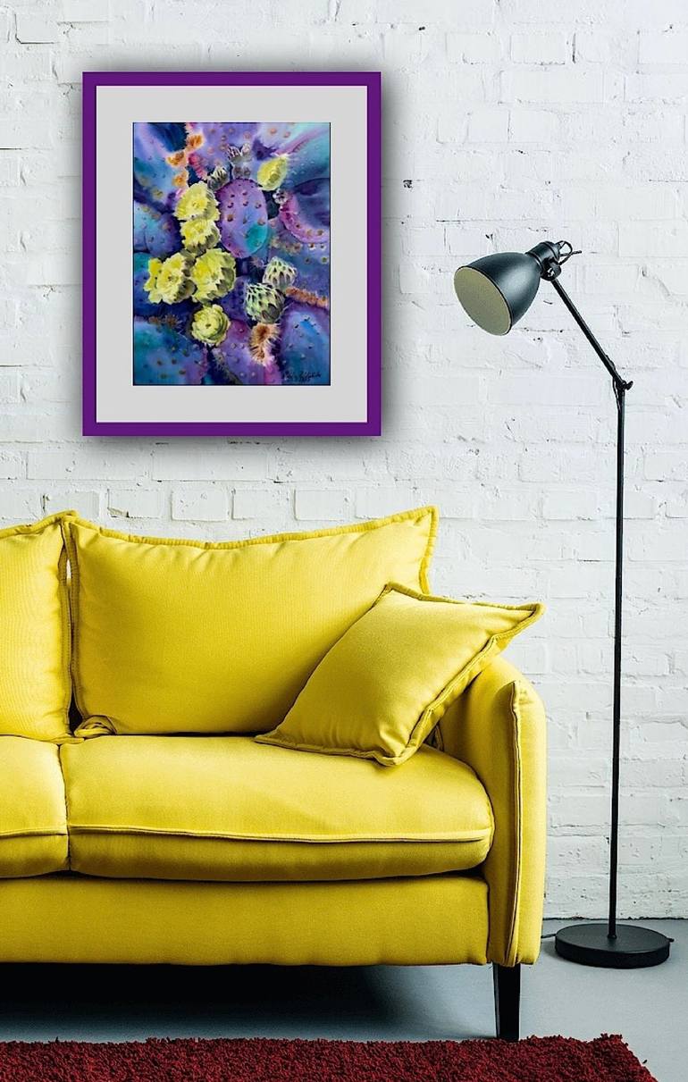 Original Contemporary Floral Painting by Nataliia Kulikovska