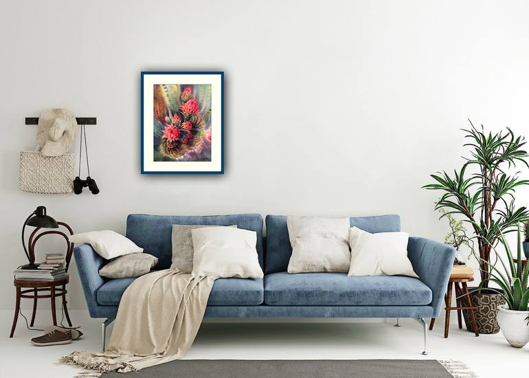 Original Contemporary Floral Painting by Nataliia Kulikovska