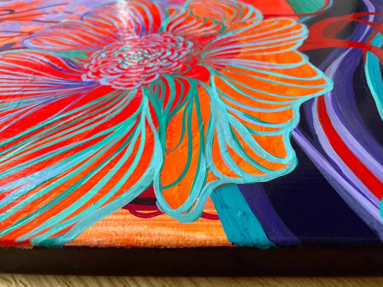 Original Abstract Landscape Painting by Nataliia Kulikovska