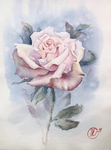 Print of Realism Floral Paintings by Nataliia Kulikovska
