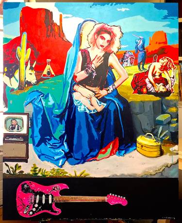 Original Pop Art Pop Culture/Celebrity Paintings by Carlos Encinas