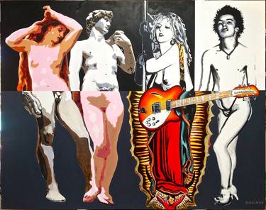 Original Pop Art Pop Culture/Celebrity Paintings by Carlos Encinas