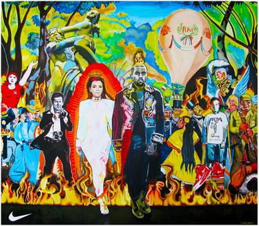 Original Pop Art Pop Culture/Celebrity Paintings by Carlos Encinas