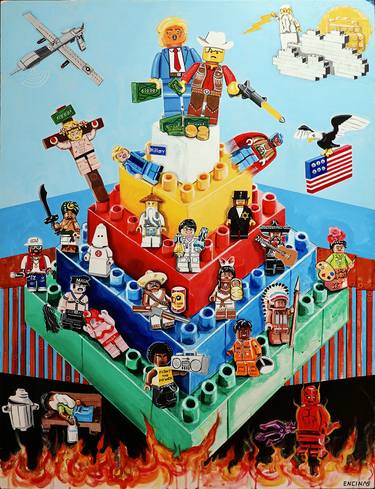 Original Pop Art Political Paintings by Carlos Encinas