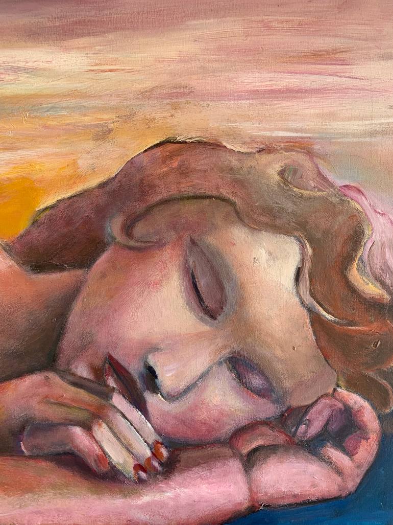 Original Figurative Portrait Painting by Judy Gittelsohn