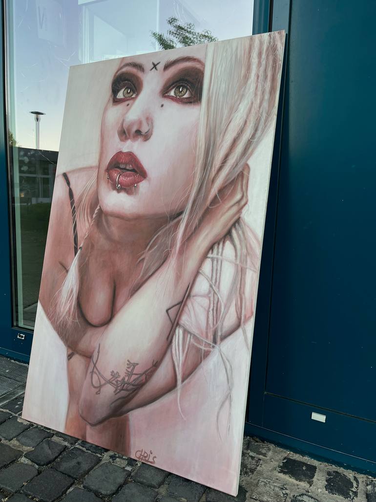 Original Figurative Women Painting by Christoph Steinke