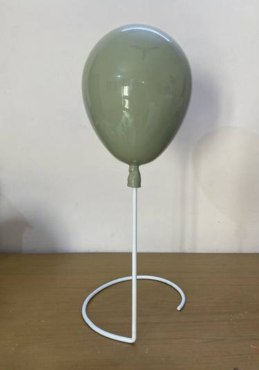Sage green balloon thumb