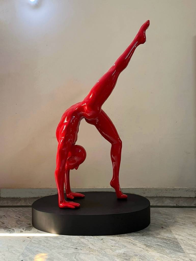 Original Figurative Sports Sculpture by Vernika Singh