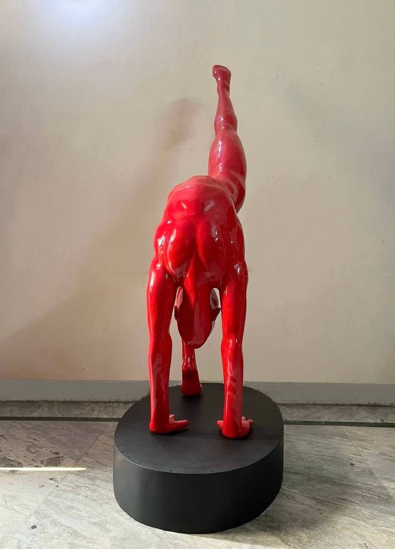 Original Figurative Sports Sculpture by Vernika Singh