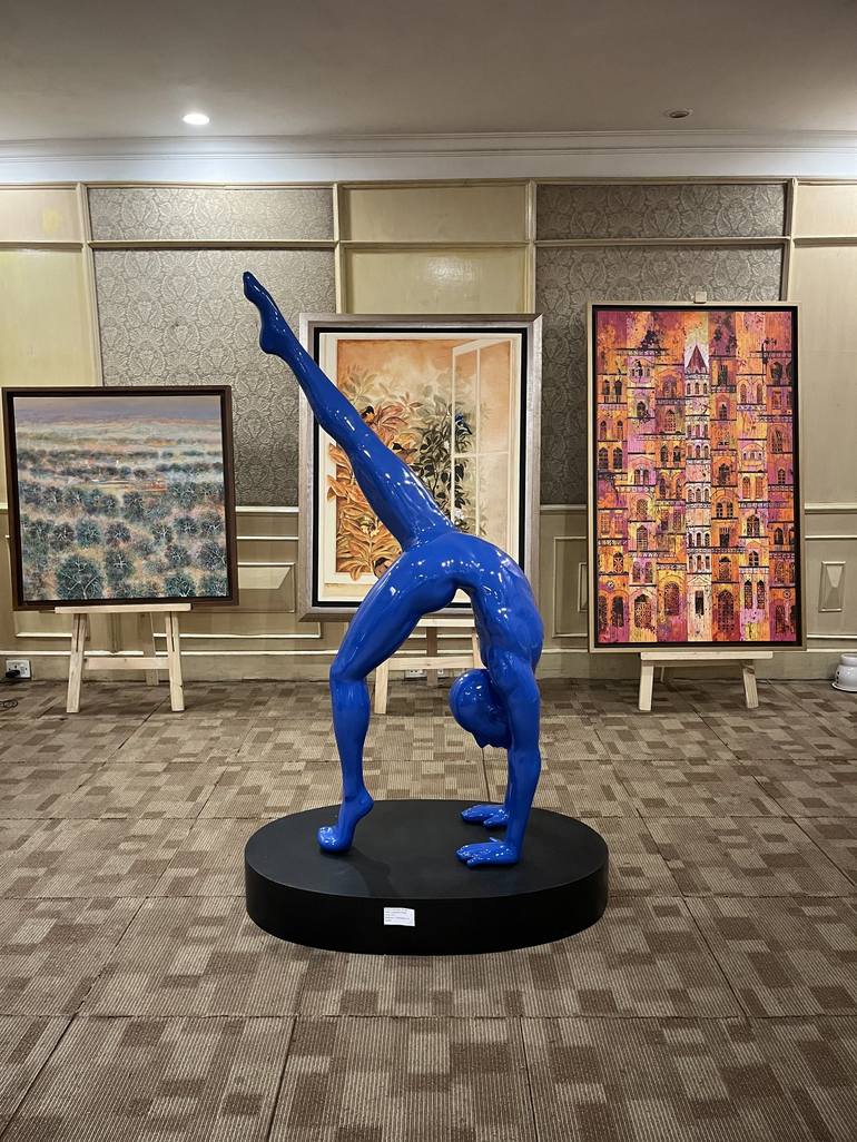 Original Contemporary Sports Sculpture by Vernika Singh