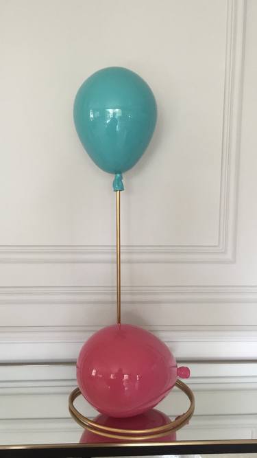 Balloons set of 2 ( pink and blue ) thumb