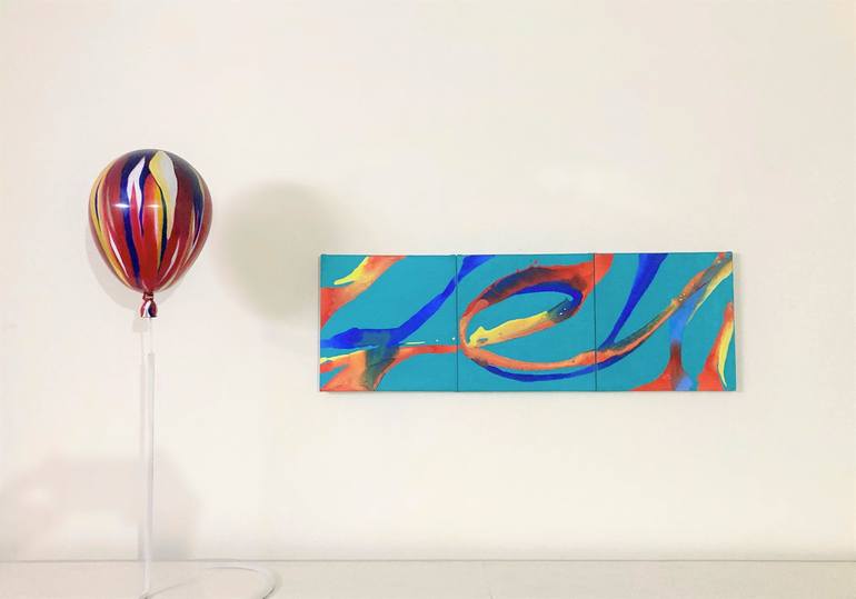 Original Abstract Painting by V-POP by Vernika