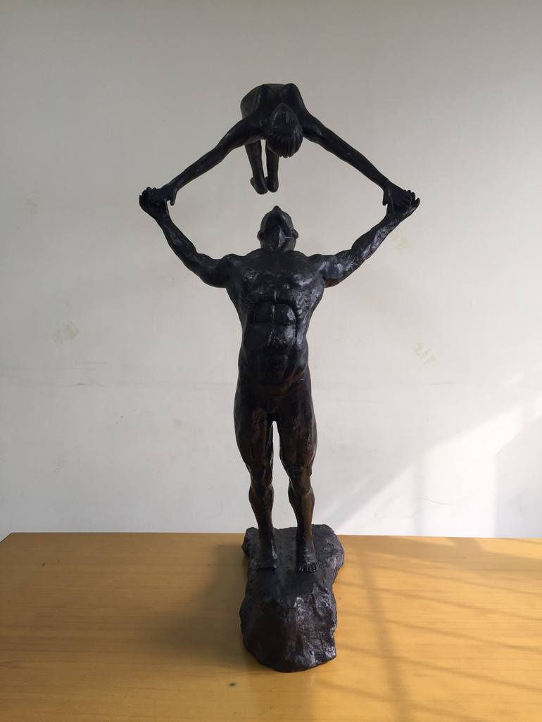 Original Figurative Sports Sculpture by V-POP by Vernika