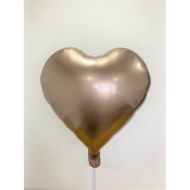 Rosegold heart balloon thumb
