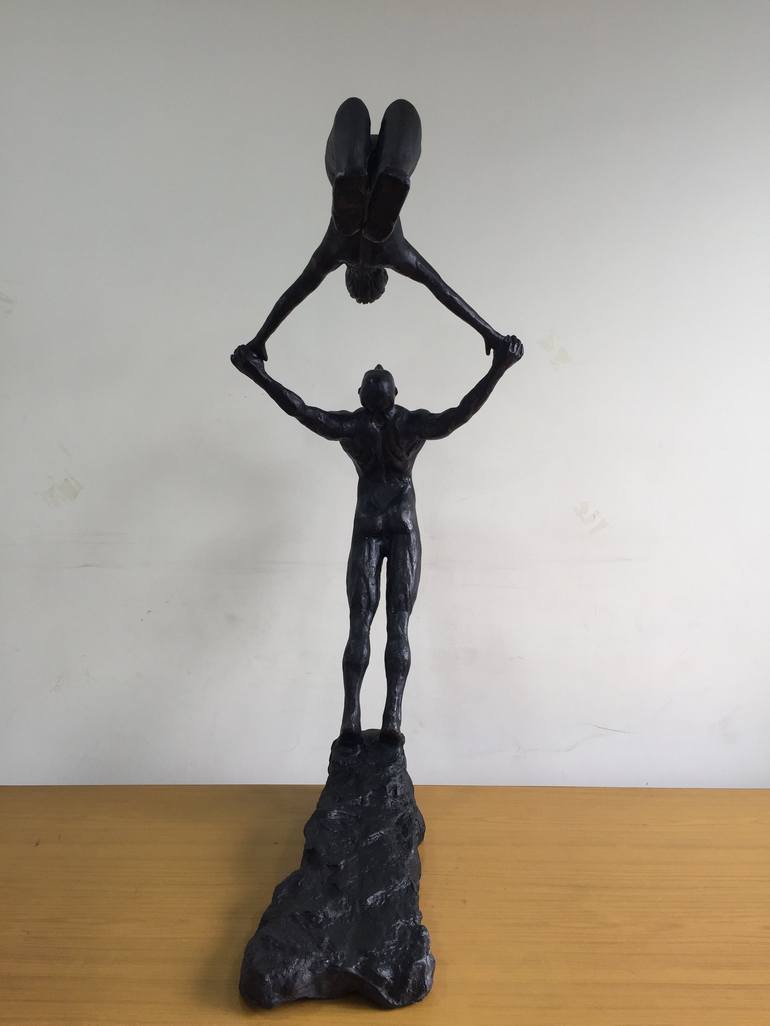 Original Figurative People Sculpture by V-POP by Vernika