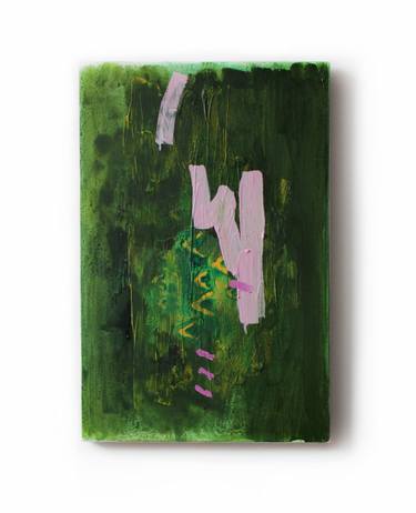 Green abstract painting thumb
