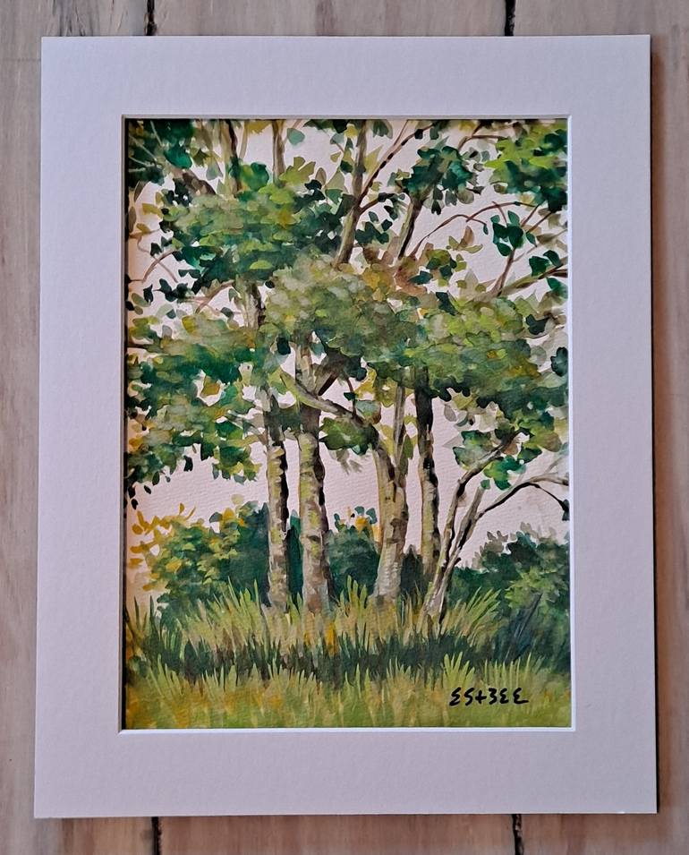 Original Tree Painting by susan barackman