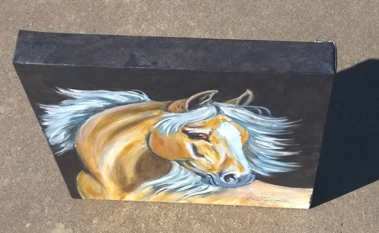 Original Horse Painting by susan barackman