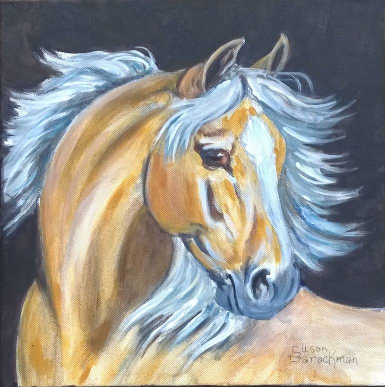 Original Horse Painting by susan barackman