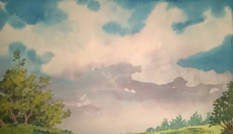 Original Fine Art Landscape Painting by susan barackman