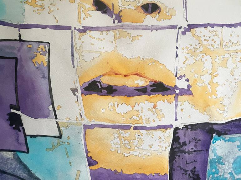 Original Expressionism Children Painting by Mark Strodl