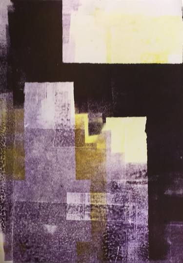 Print of Abstract Expressionism Abstract Printmaking by vanessa nova