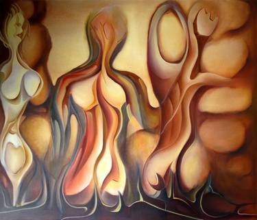 Original Abstract Paintings by Murat Terzioglu