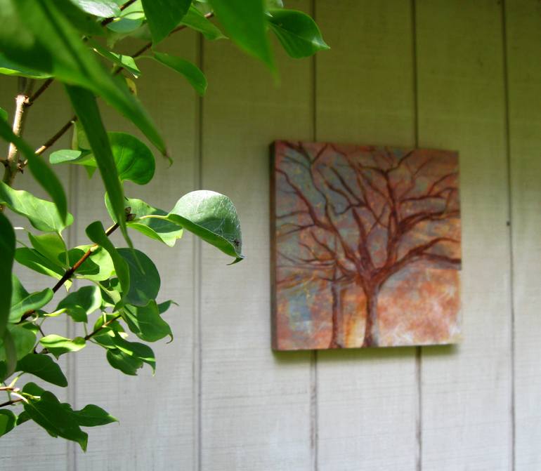 Original Impressionism Tree Painting by T Kaye Crawforth