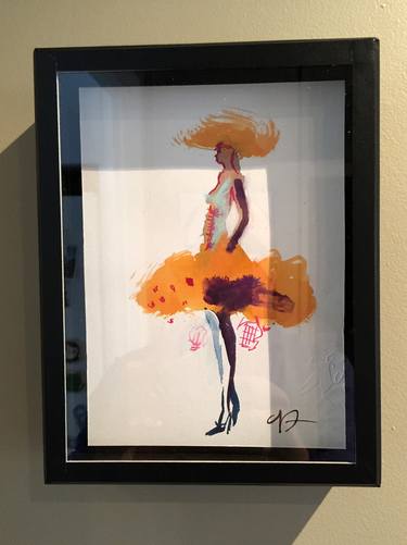 Print of Expressionism Fashion Drawings by Cyril Destrade