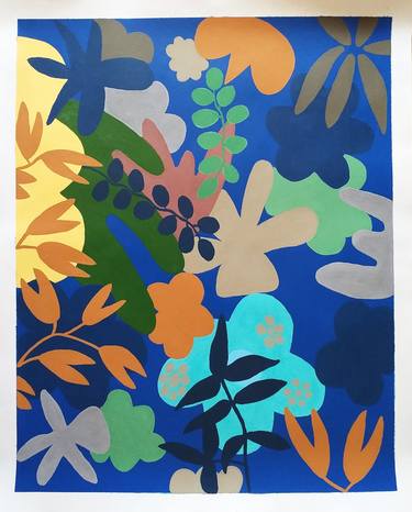 Print of Abstract Floral Paintings by Eva Cabrera