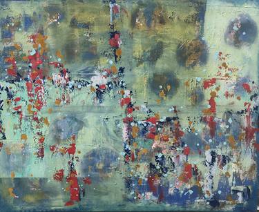 Original Abstract Expressionism Abstract Paintings by Alexandra Fridman