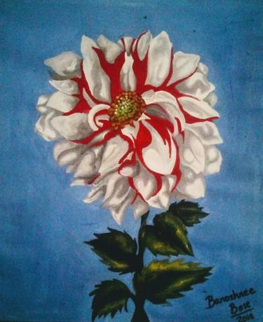 Original Floral Painting by Banoshree Bose