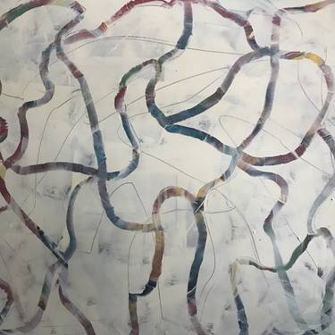 Original Abstract Expressionism Abstract Paintings by Magda Knop