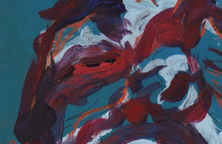 Original Expressionism People Painting by Beatriz Crespo