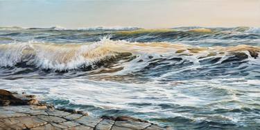 Print of Fine Art Seascape Paintings by Eril Nisbett