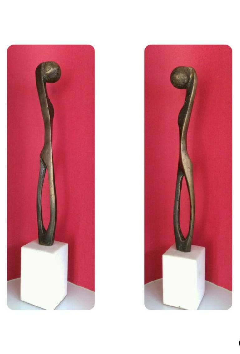 Original Figurative Sport Sculpture by Ljiljana Palfi